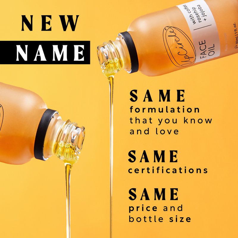 Organic Coffee + Rosehip Face Oil sustainable travel / mini