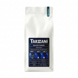 Ziarna espresso Spinello Cobalto, 100% ziaren kawy Arabica, obniżona zawartość kofeiny