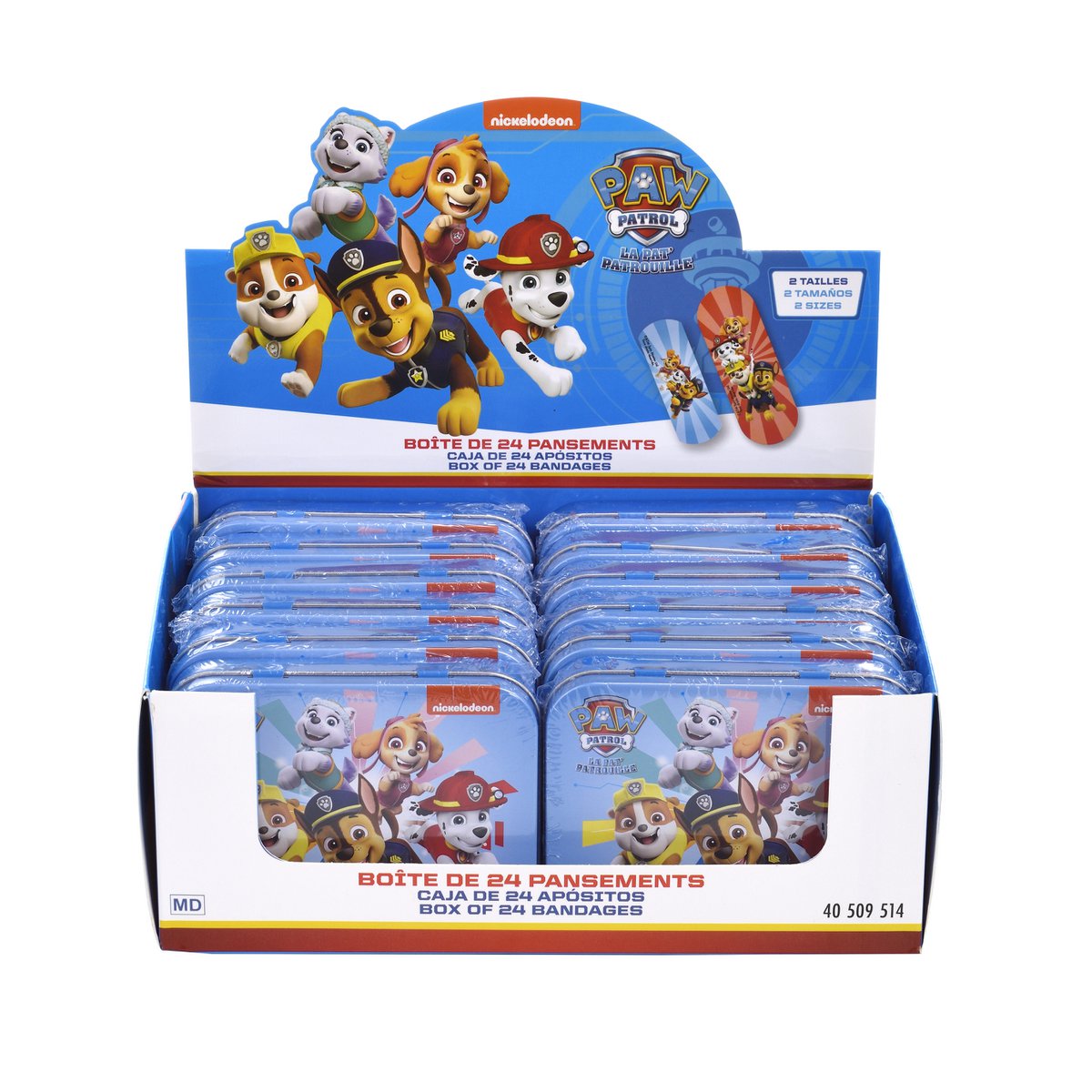 PAW PATROL METALLBOX 24 VERBINDUNGEN