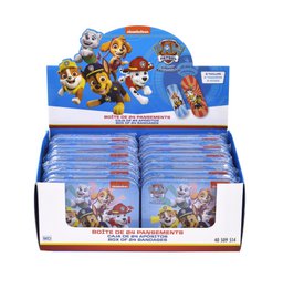PAW PATROL METALOWE PUDEŁKO 24 Opatrunki