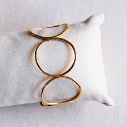 Brazalete XL redondo - oro