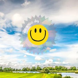 Window sticker rainbow maker Smiley