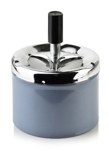ASHLEY Ashtray 9.3xh12cm gray