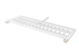 Bed guard „Comfort”, white lacquered
