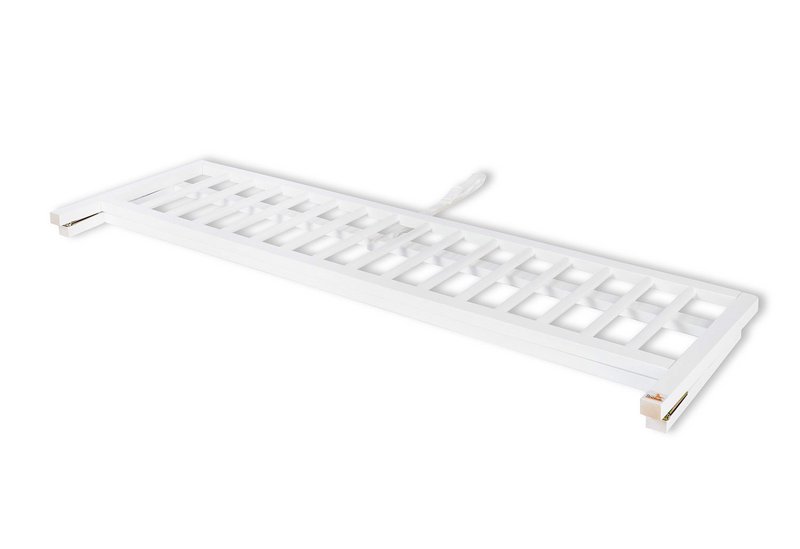 Bed guard „Comfort”, white lacquered