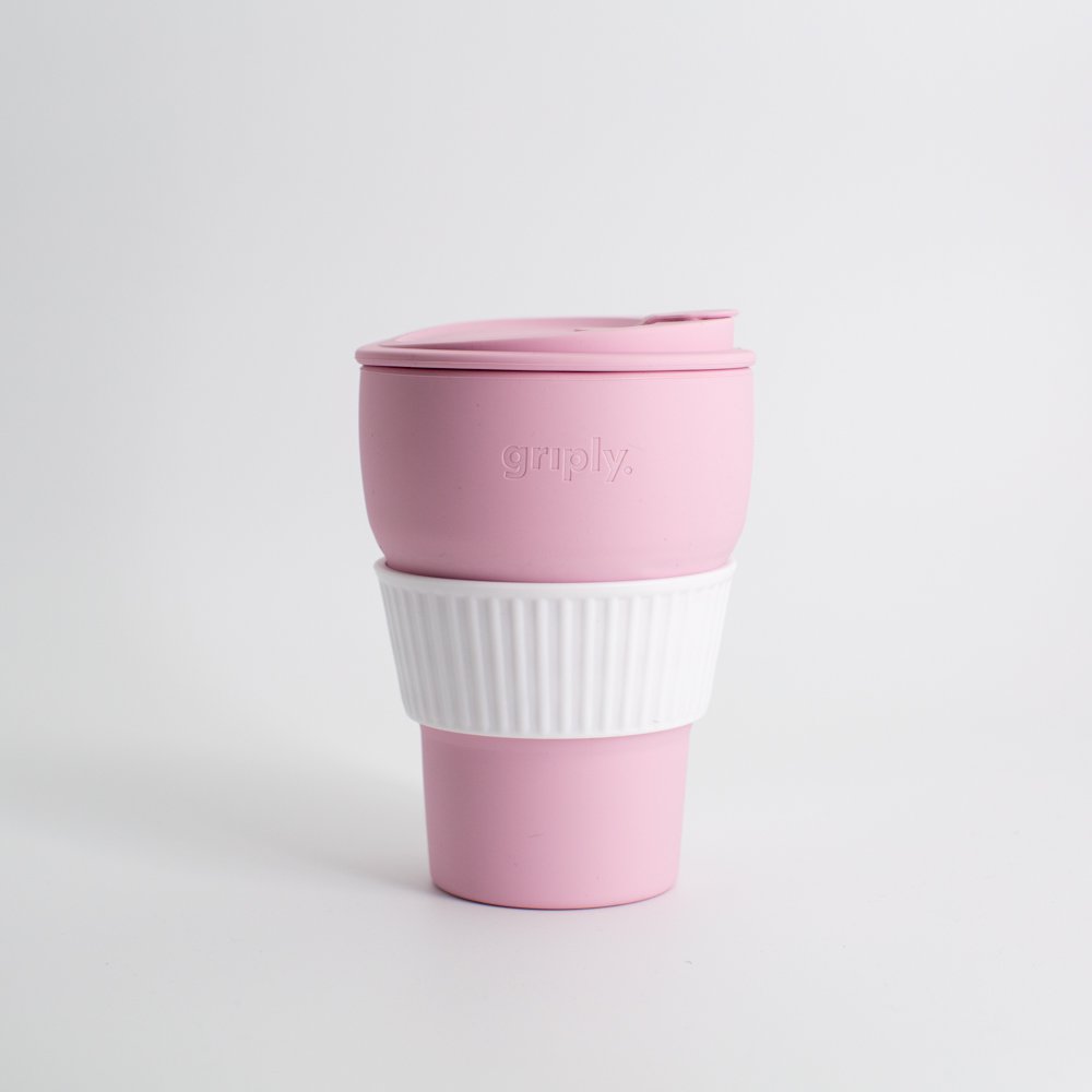Griply opvouwbare koffiebeker - Pink - 470 ML