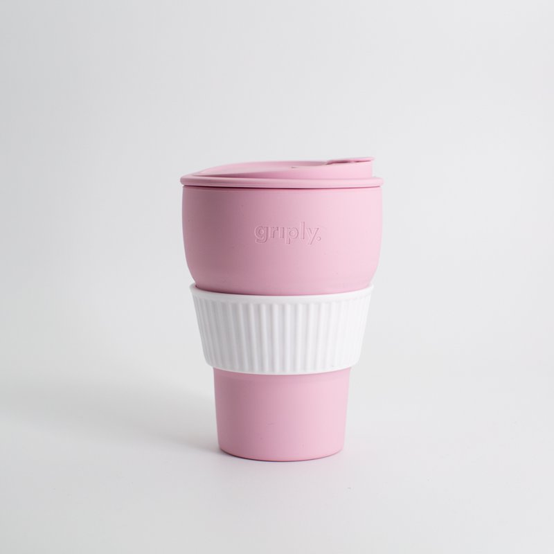 Taza de café plegable Griply - Rosa - 470 ML