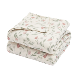 Hydrophile Tücher, vorgewaschen, Blume, mehrfarbig, 120 x 120 cm – 2er-Pack