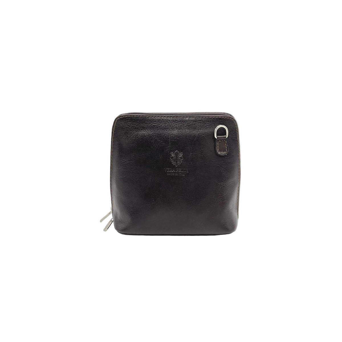 Bolso de Hombro en Piel Verdadera, Made in Italy, art. 112758