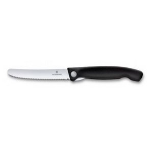 Victorinox folding table knife black