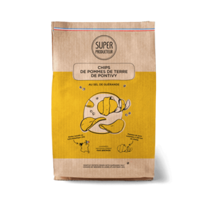 Pontivy Kartoffelchips mit Guérande Salz - 100g