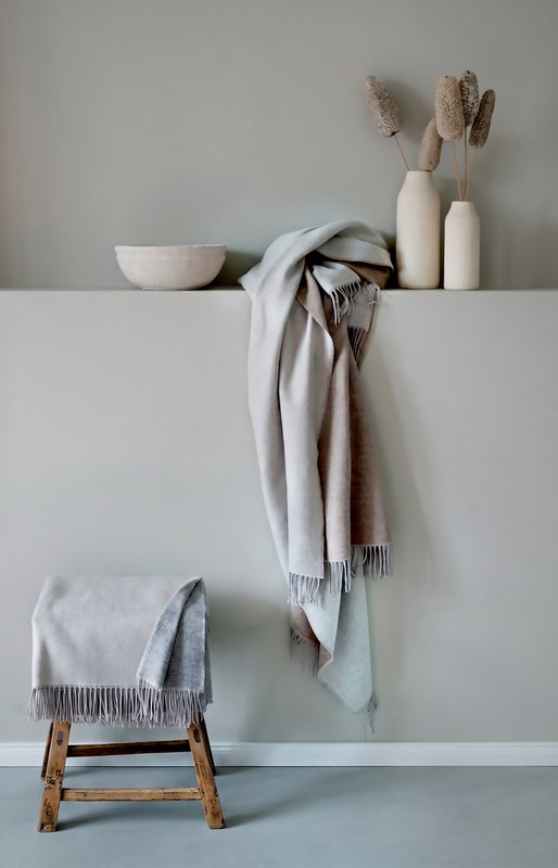 Plaid ALASSIO rosa-beige