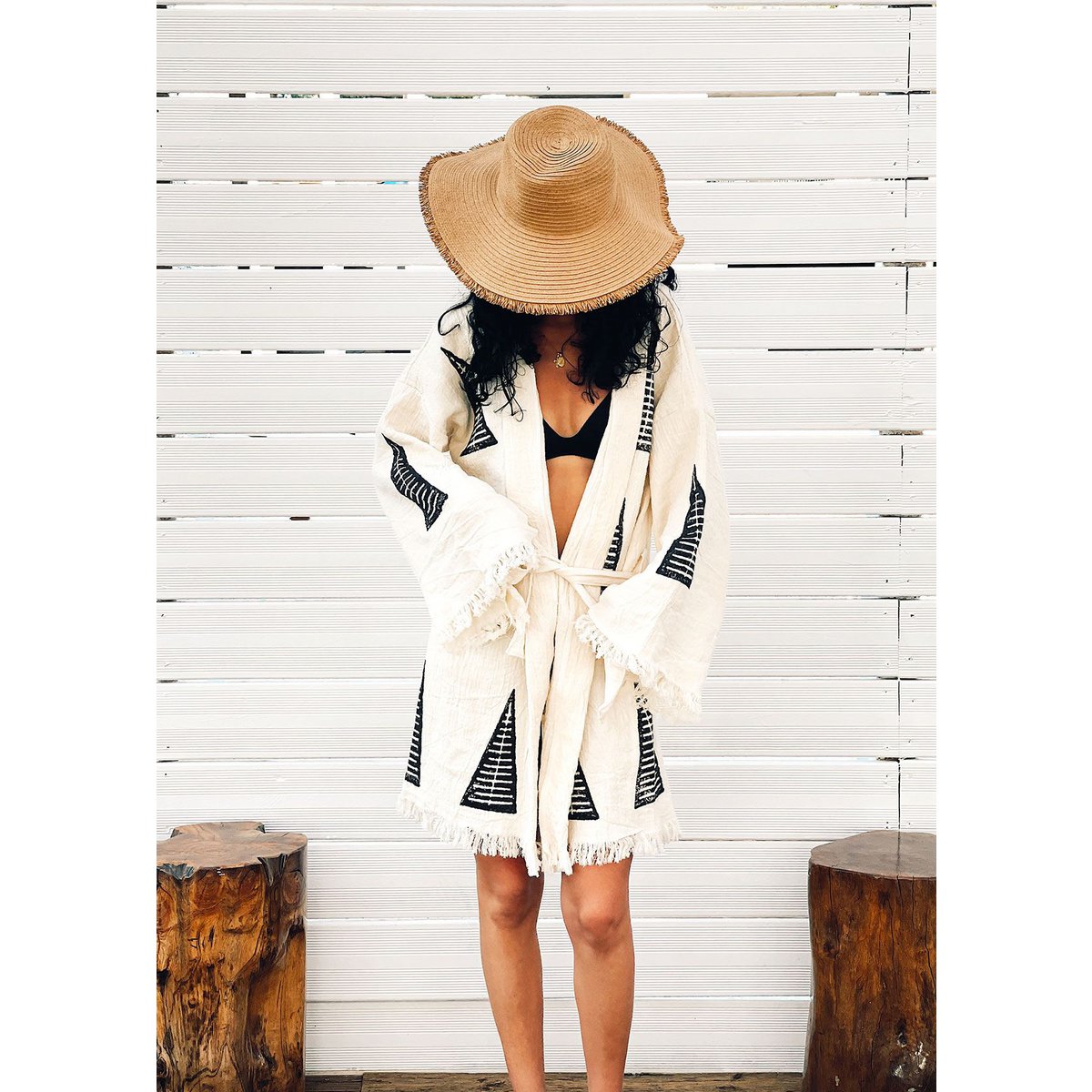 Krótki kaftan Khafre z bawełny organicznej