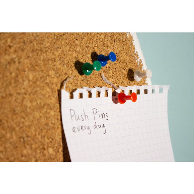 Push-pins Kangaro 40 stuks 10mm naald, 12x9mm knop, 4 kl.