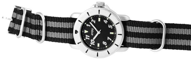 4You unisex watch with textile strap