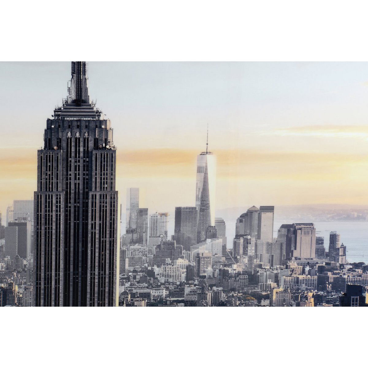 BILD LEINWAND PS 144X3,5X84 NEW YORK GERAHMT CU159486