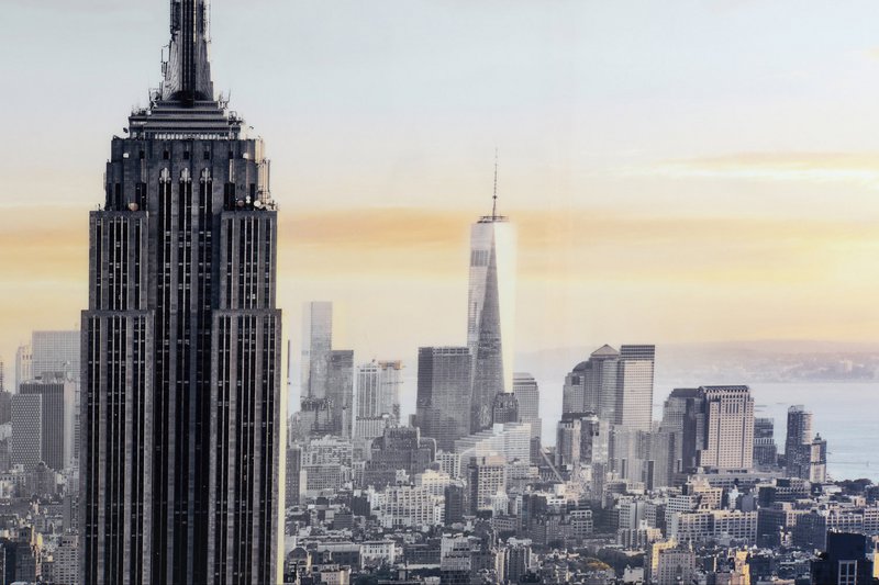 BILD LEINWAND PS 144X3,5X84 NEW YORK GERAHMT CU159486