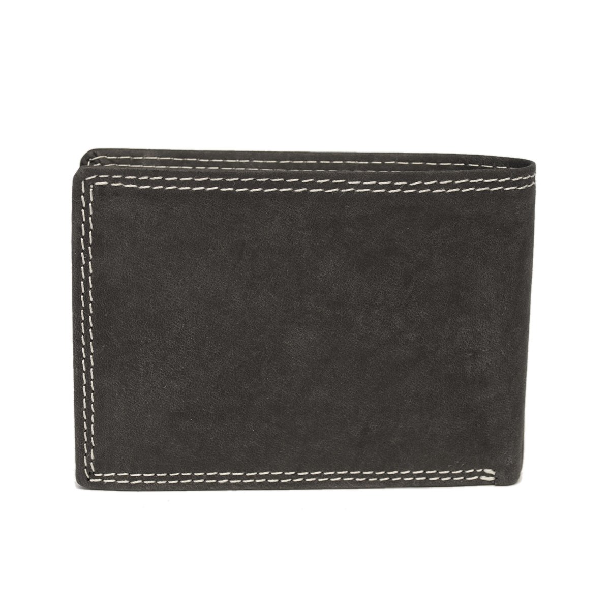 Portefeuille Billfold Homme En Cuir Noir