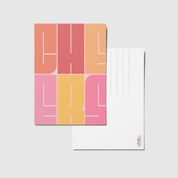 Cheers - A6 postcard