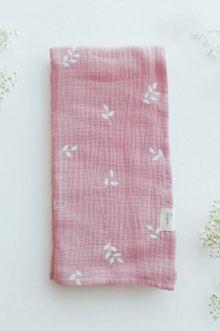 TISU Musselin-Pucktuch, Blush Leaves