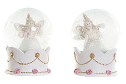 FIGURA RESINA 6,5X6,5X8,5 PRINCESA BOLA 2 SURT. FD189930
