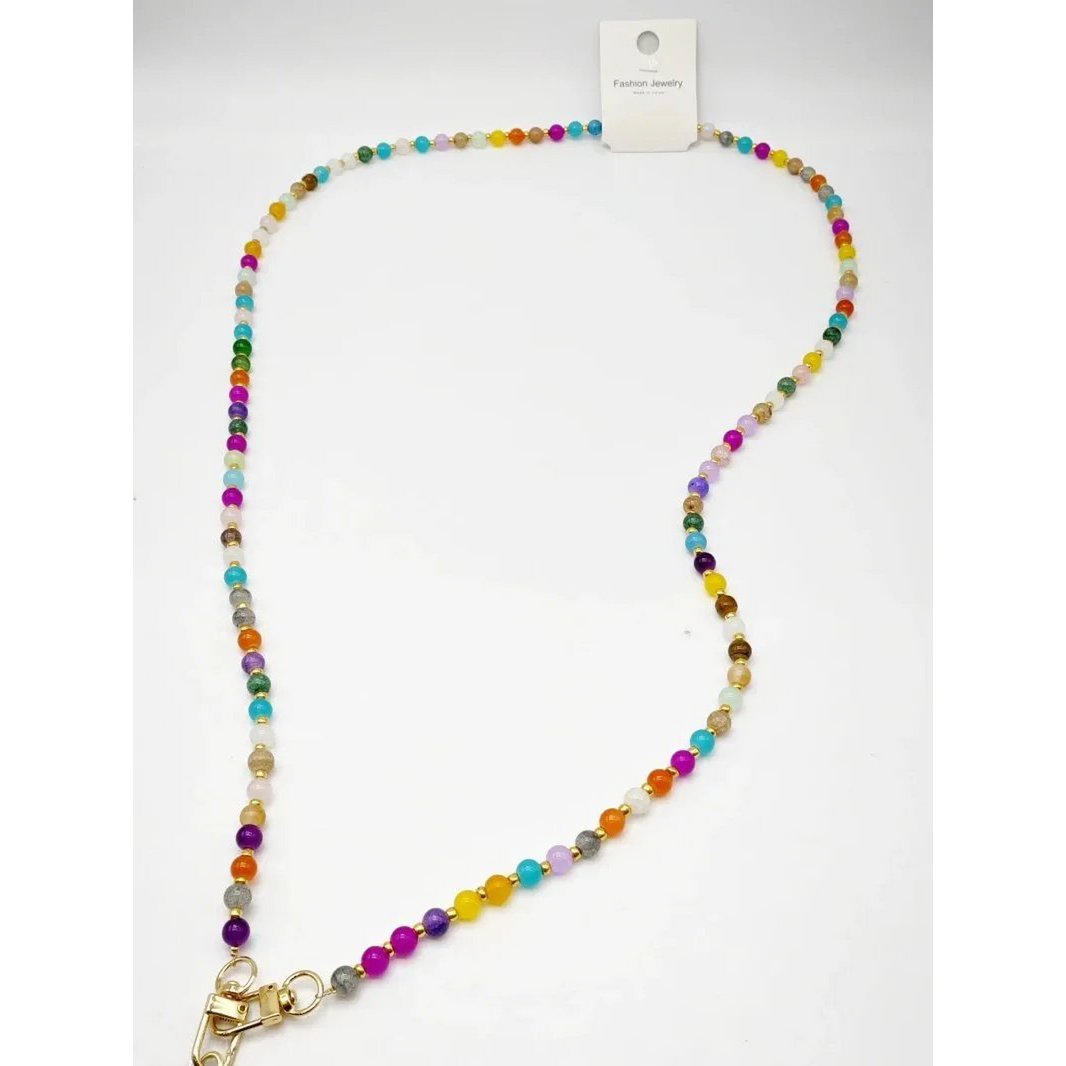 Collier sautoir fantaisie pierre