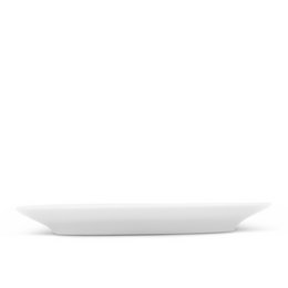 Talerz owalny, bufet 23 cm biały