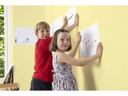 Tekenrol Info notes 30cmx12,2m blanco per rol in bedrukte doos zelfklevend