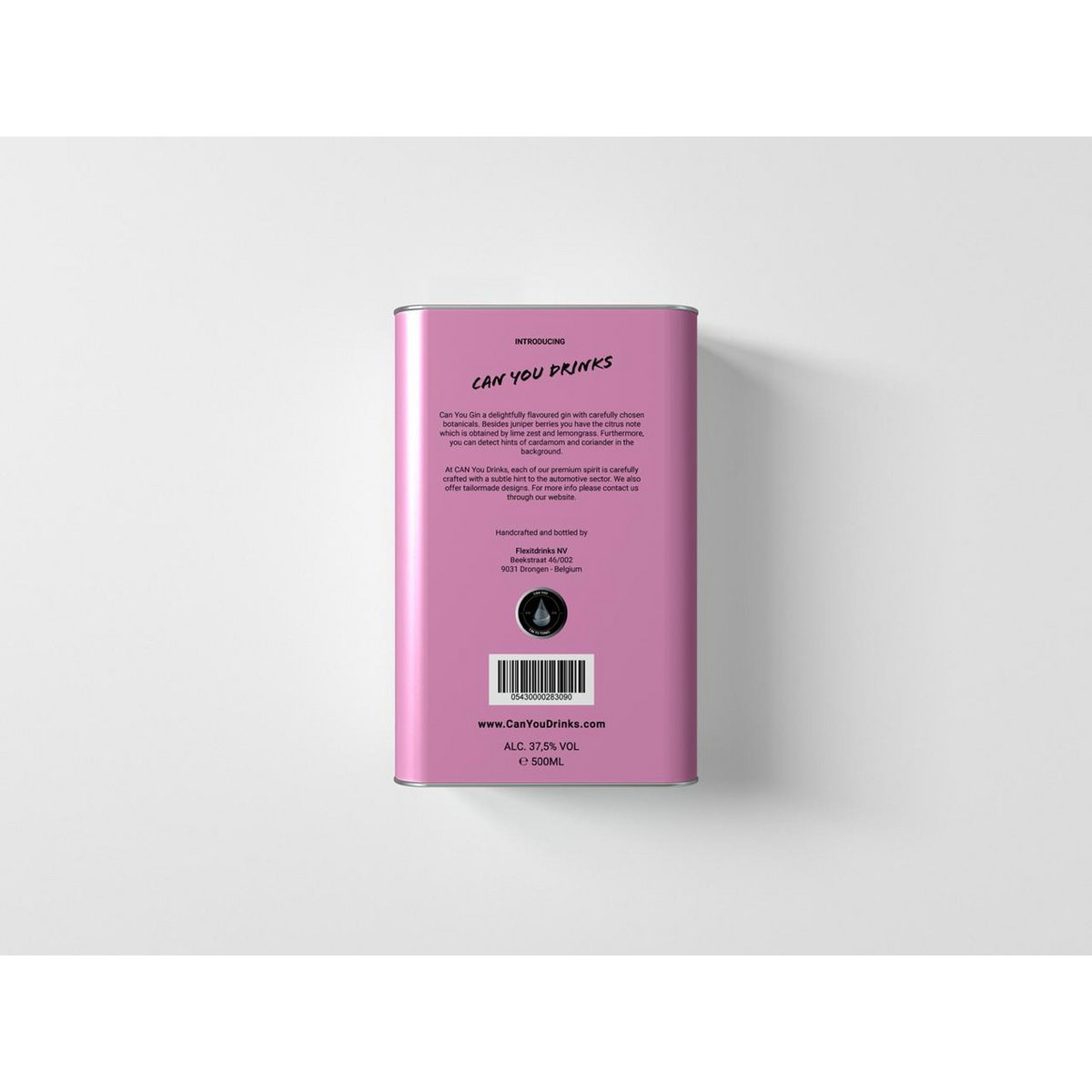 Canyou gin rose 50cl 37,5 °