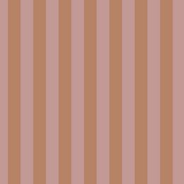 Udendørs pude stribe pink-taupe | 50-50 cm