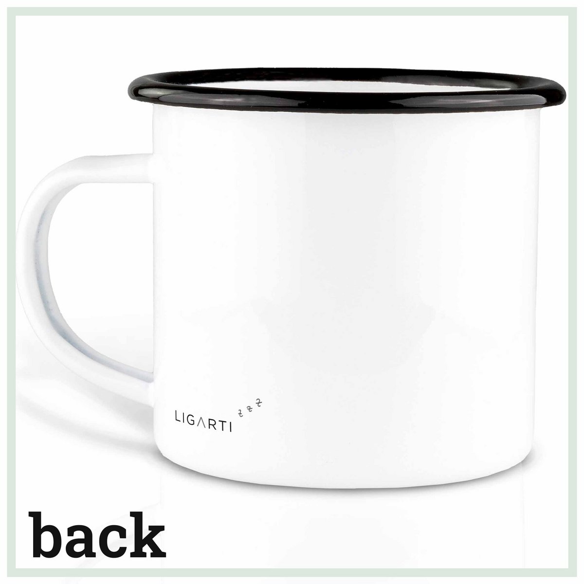 Enamel mug – Goodnight Cat