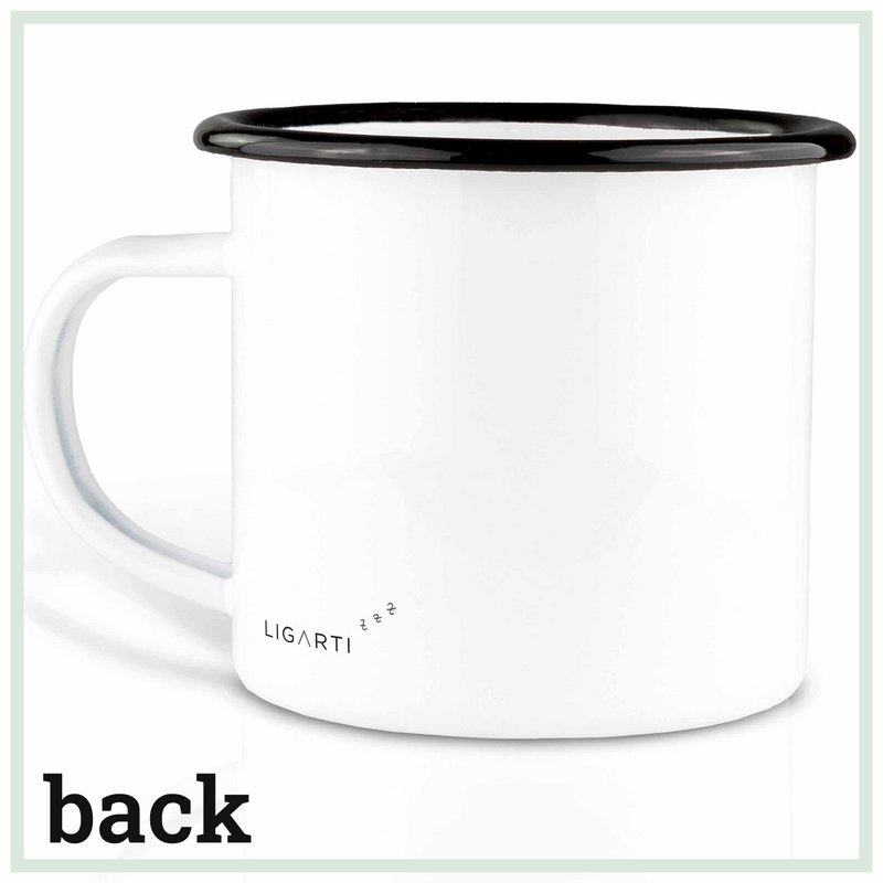 Enamel mug – Goodnight Cat