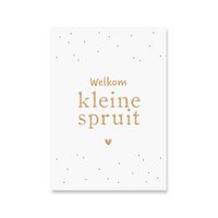 Karte kleiner Sprössling | Goldfolie