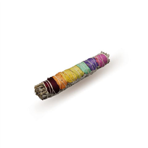 7 Chakra Witte Salie 22 cm voor energiereiniging