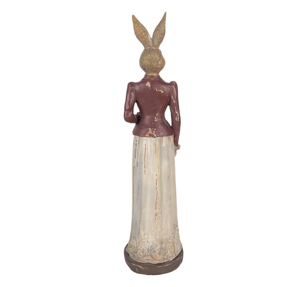 Decoration Statue Rabbit 9x9x35 cm Brown Plastic