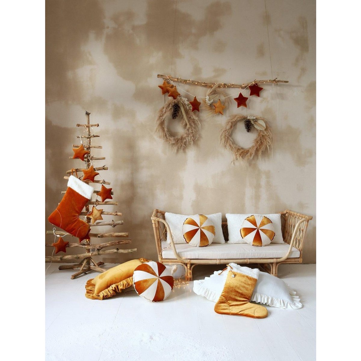 Chaussette de Noël « Bonbons d'Or »