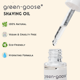 grøn-gås naturlig barberolie - 30 ml