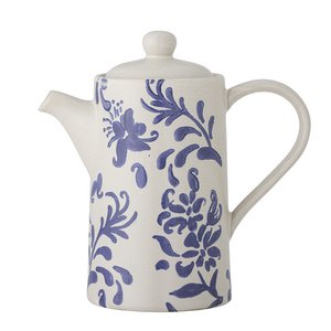 Petunia Teapot, Blue, Stoneware