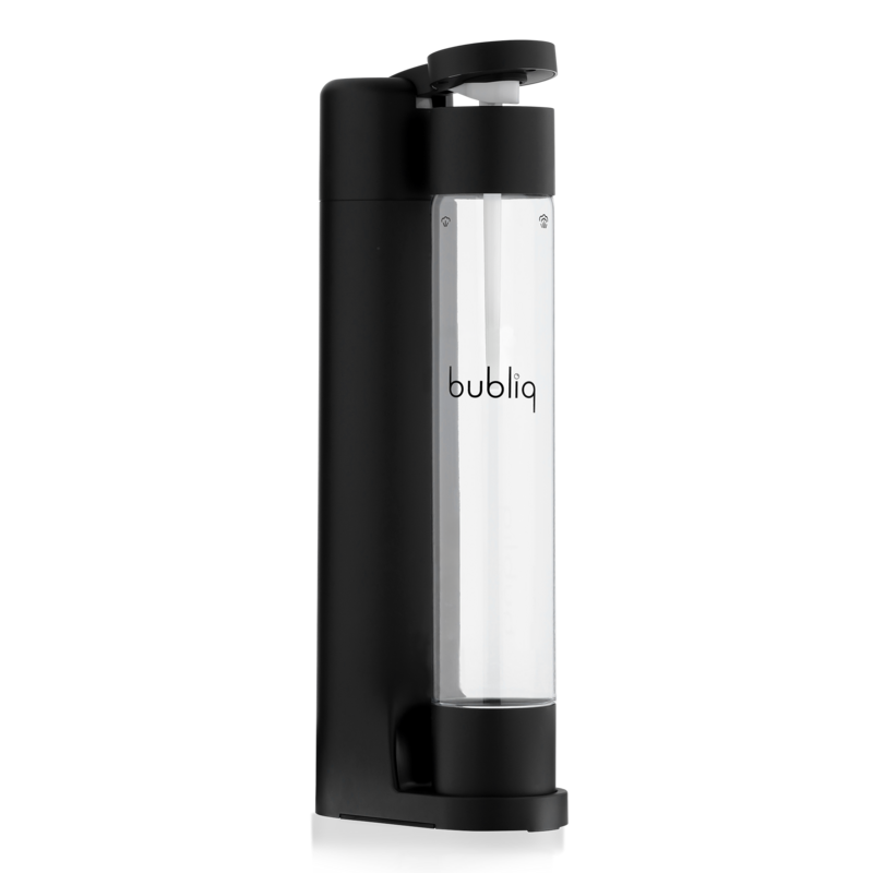 Matte black bubliq drink carbonator