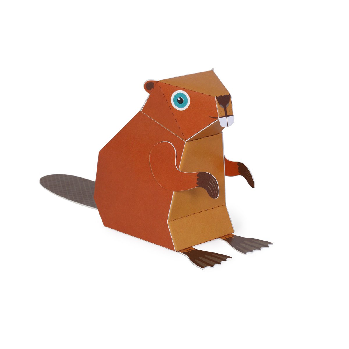 Jouets en papier animaux des bois