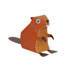 Giocattoli di carta con animali del bosco