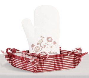 Bread basket Harz Red 20 x 20