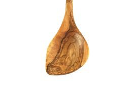 Cooking spoon with corner (30 cm) made of olive wood