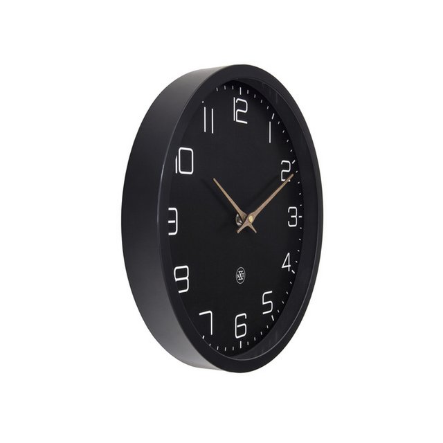 Zegar ścienny nXt ECO 30cm czarny