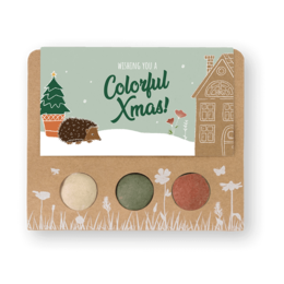 Giveaway Gift with 3 Flower Bombs - Colorful christmas