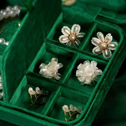 Luxe Velvet Large Jewelry Box
