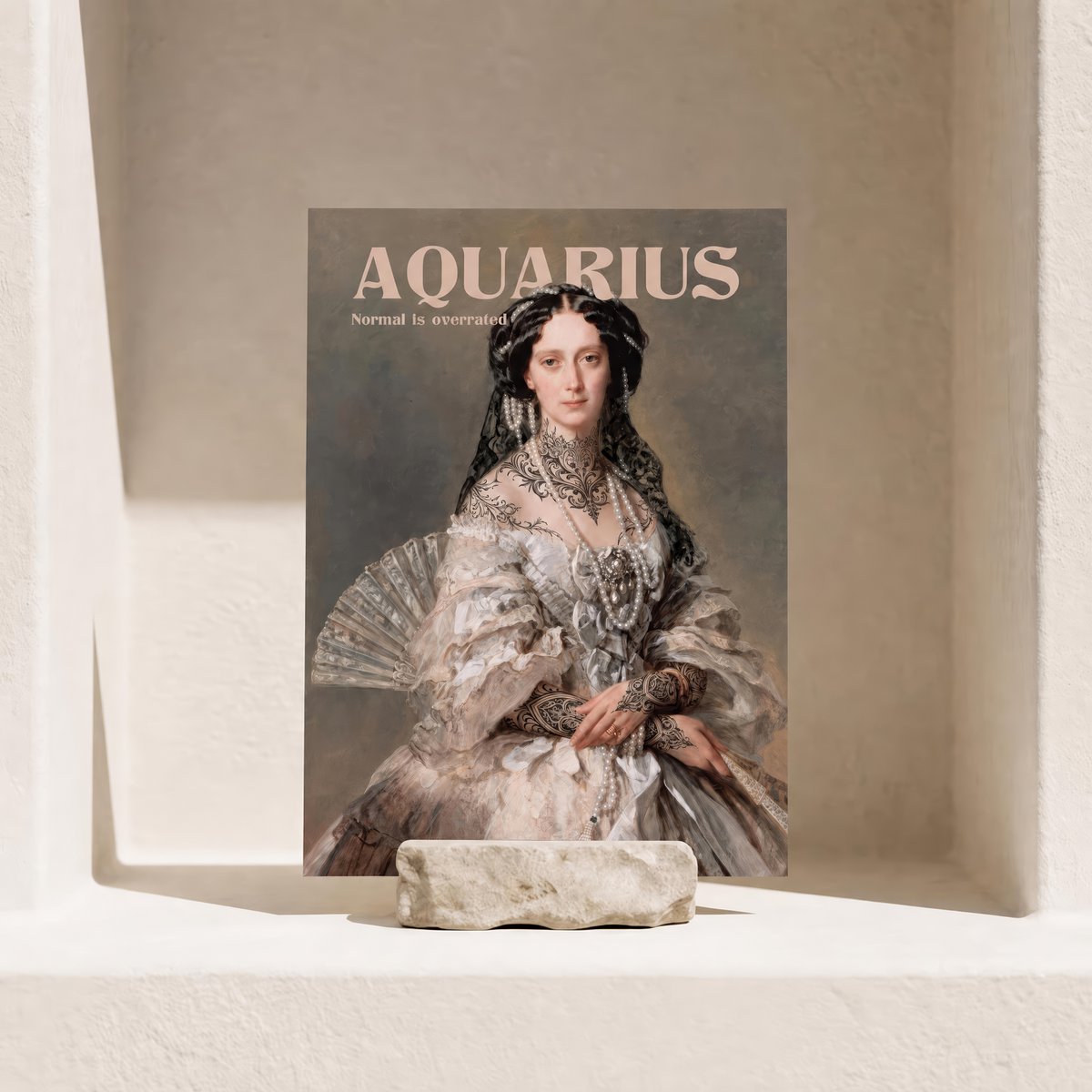 Aquarius - Postcard - Astro Queen Collection