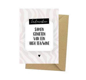 Geschenkgutschein - Nachmittagstee/Wein