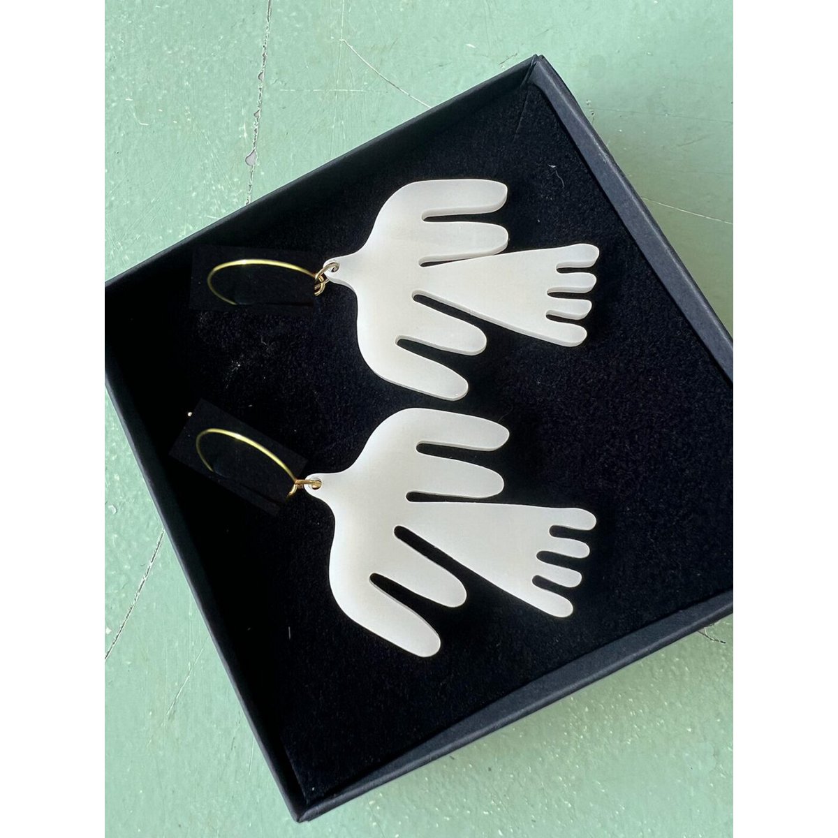 Peace dove earrings
