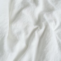 Copripiumino in lino bianco